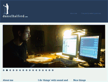 Tablet Screenshot of danielhalford.com